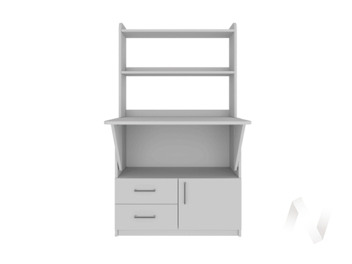 Стол компьютерный/Стол швейный СП-1 (белый поры дерева)