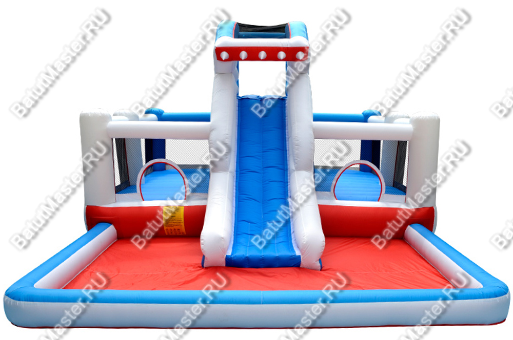 Коммерческий надувной батут "Море счастья" 6,3*4,8*3 м