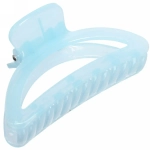 Заколка-краб для волос на блистере «Глянец-Трапеция», микс 6 цветов, 6см