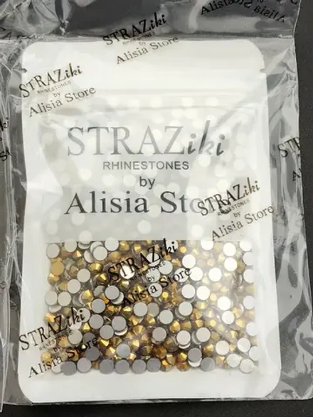 Стразы холодной фиксации стекло ss20 Gold