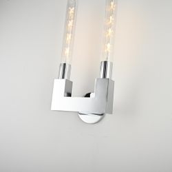 Бра Canelle Wall Lamp Double Sconces Chrome By Imperiumloft