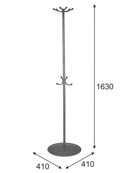 Вешалка напольная Пико 16 металлик