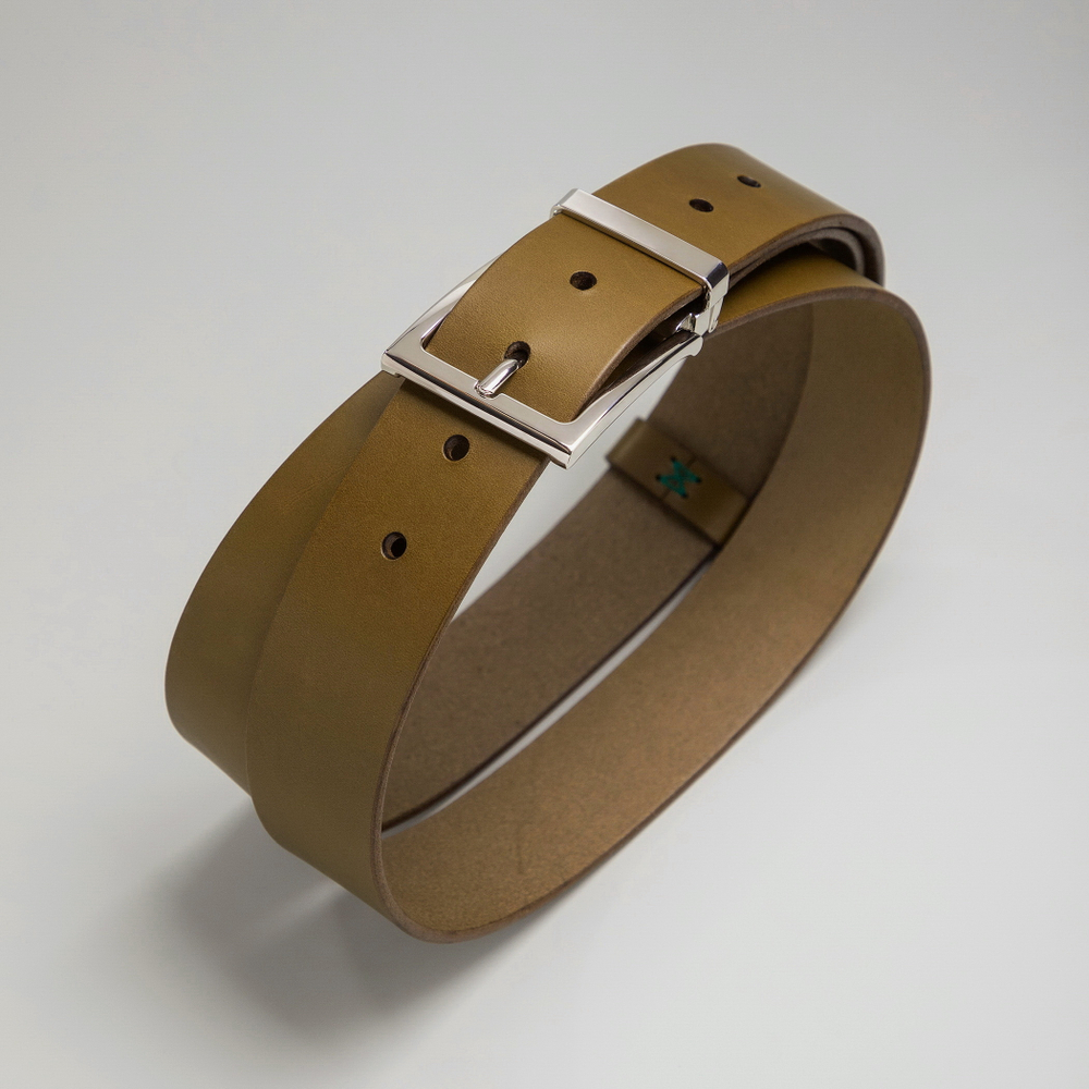 Ремень Dakota, натуральная кожа (Италия), пряжка 40мм, замак