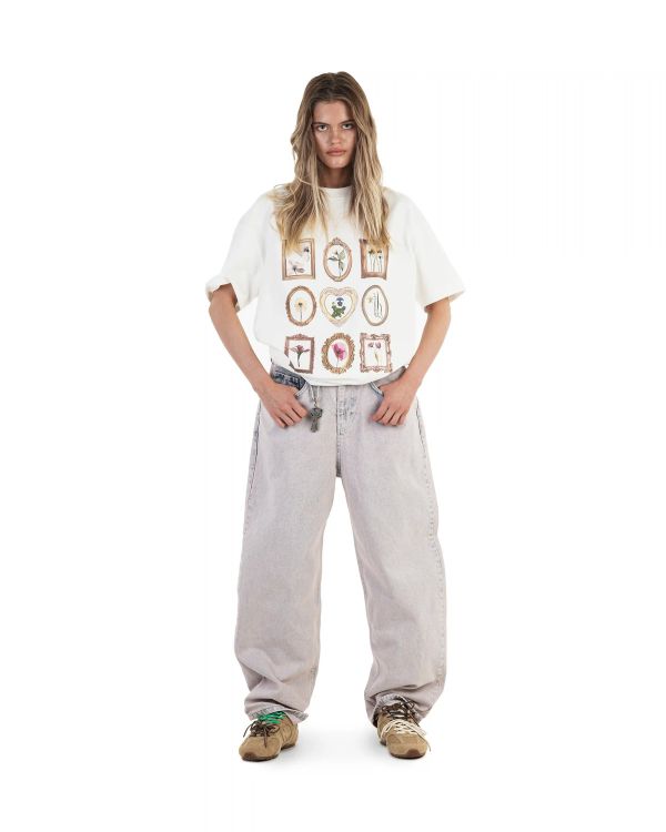 Футболка x Madina Belikova Flowers белая - фото 3