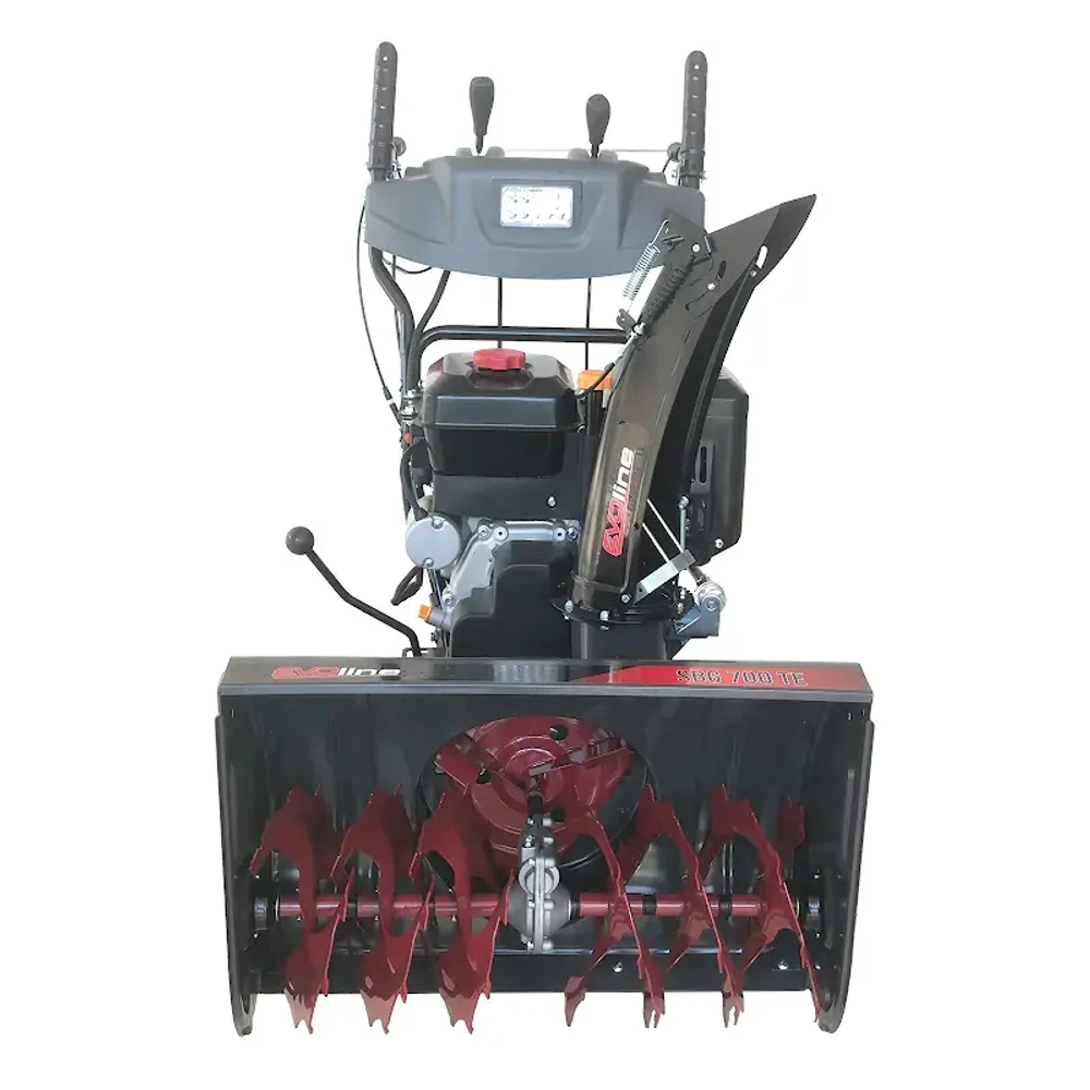 EVOline SBG 700 TE бензиновый снегоуборщик 13 л.с. ковш 70 см, выброс 15 м, 6 вперед/2 назад