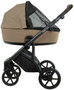 Детская коляска Roan Bass Next 2.0 3 в 1 с автокреслом Pituso Baesa Pro Black BSN/42/2 Mocha Mousse/Black/руч.Cappuccino