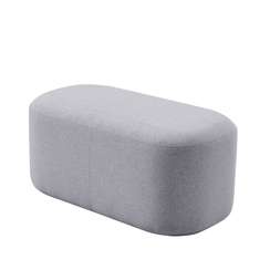 Банкетка Midnight Light 80 см светло-серая