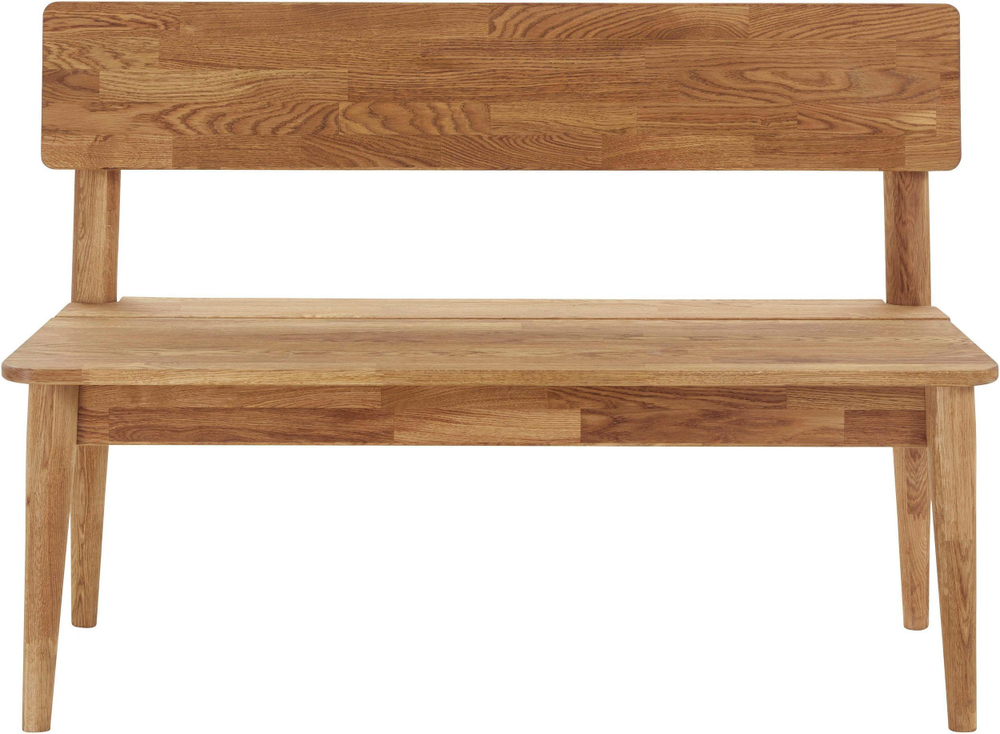 Банкетка в прихожую, 103х34х66, Мудэ, скамья, с ящиком для хранения, для кухни и столовой, из дуба, MAKOSA