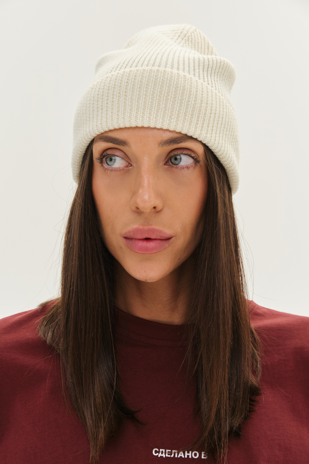 Шапка SOFT BASE | Молочный