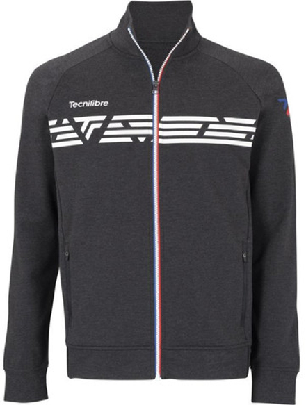 Мужская теннисная кофта Tecnifibre Knit Jacket - черный