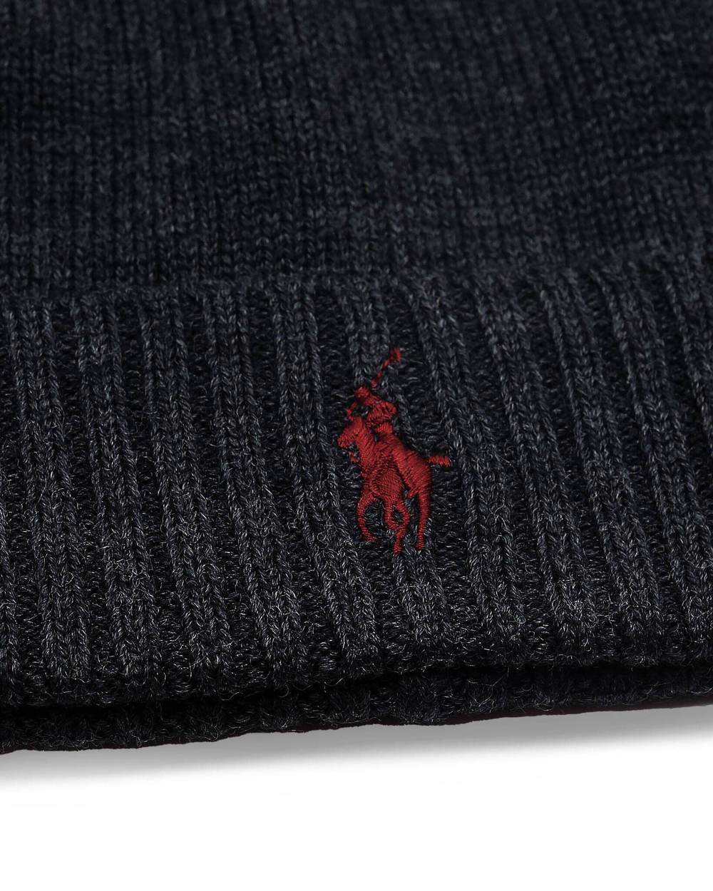 хлопковая шапка POLO RALPH LAUREN - графитовый(710886137)