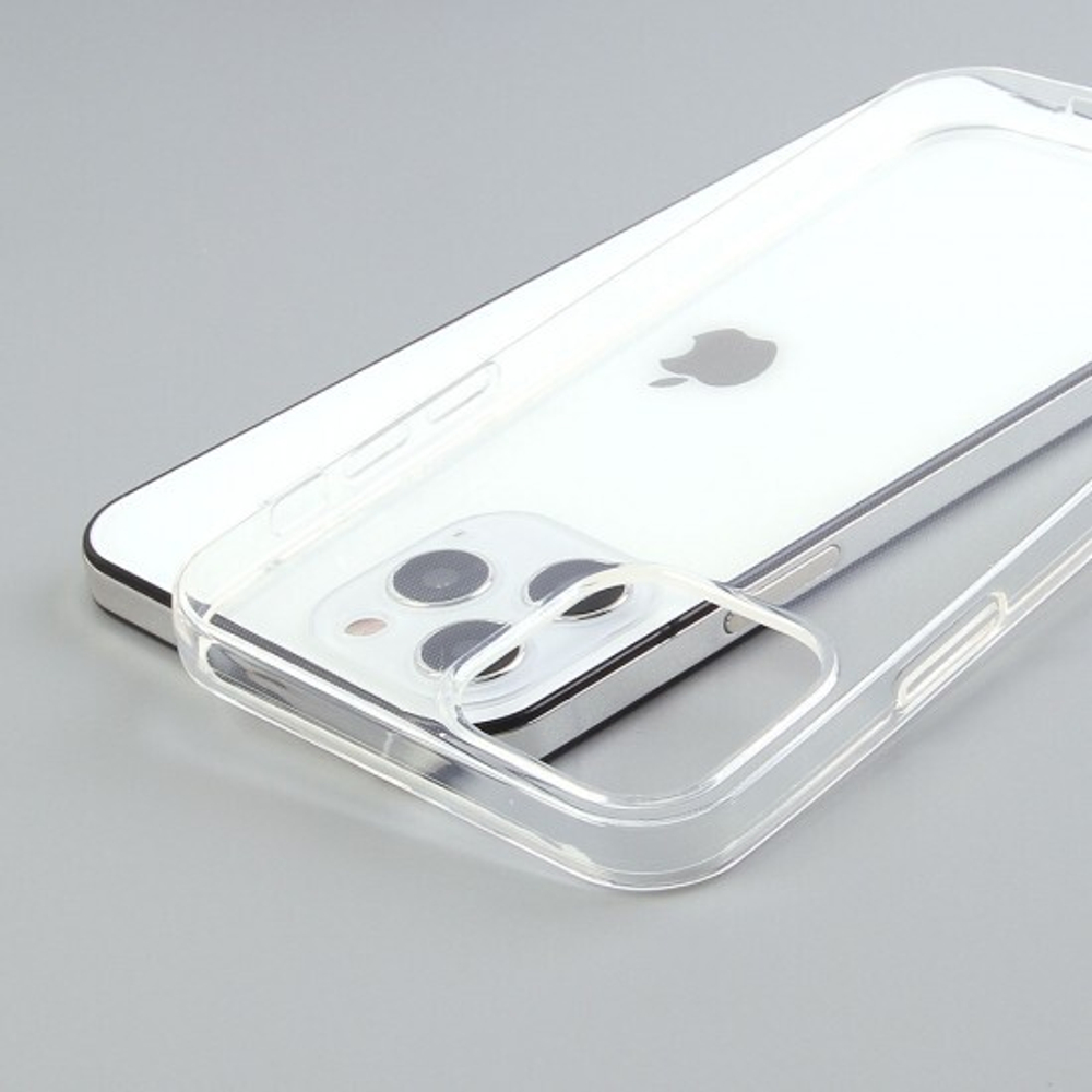 Силиконовый чехол для iPhone 12 Pro, 0.8мм, 011808 Прозрачный