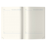 Ежедневник недатированный, А5, 136л., кожзам, Berlingo "Western", бирюзовый, с резинкой