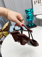 Prada Satin Slingback Pumps