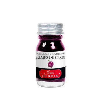Чернила во флаконе Herbin 10 мл Larmes de cassis пурпурные (11578T)