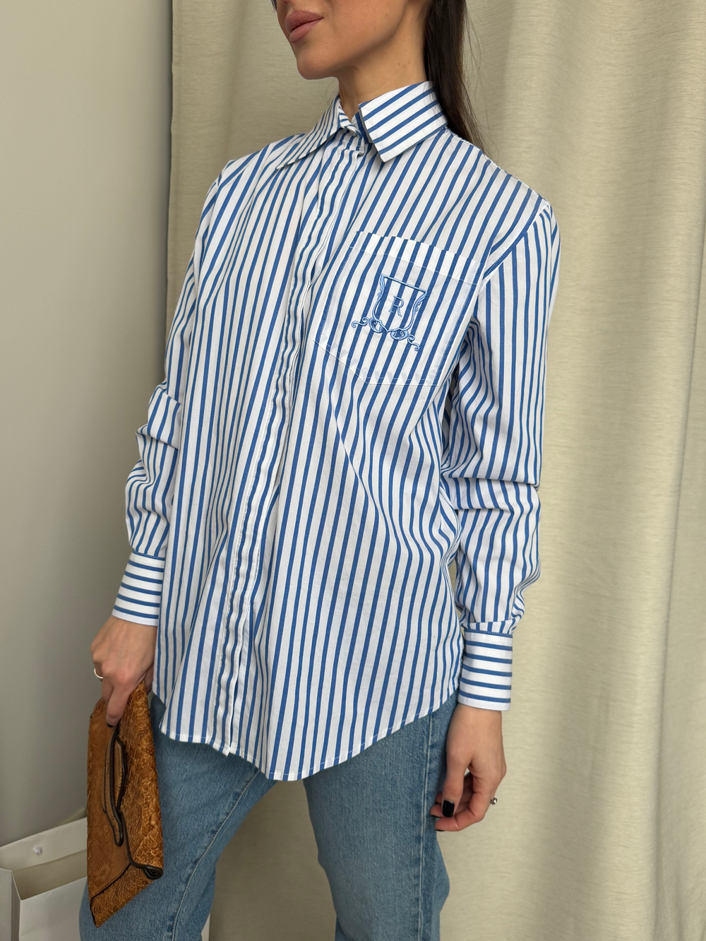 Рубашка хлопковая, M