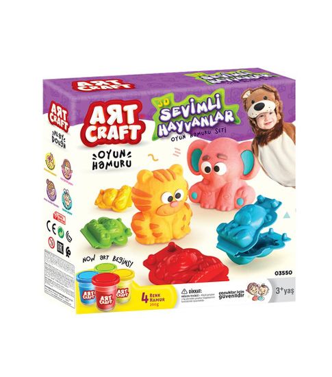 Набор для лепки AЯT CRAFT "Любимые животные"