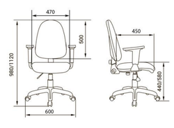 Кресло для персонала Престиж new Гольф люкс