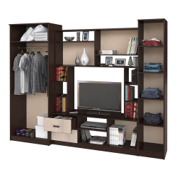 Стенка в гостиную Флора, венге