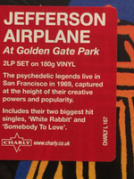 Jefferson Airplane / At Golden Gate Park (May 7 1969) (2LP)