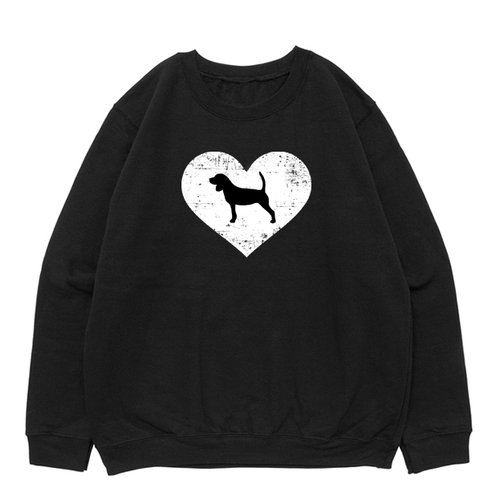 Свитшот "Бигль в сердце"