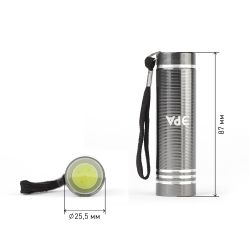 Светодиодный фонарь ЭРА UB-402 Джет ручной на батарейках промо-бокс 12шт алюминиевый | Универсальные  фонари