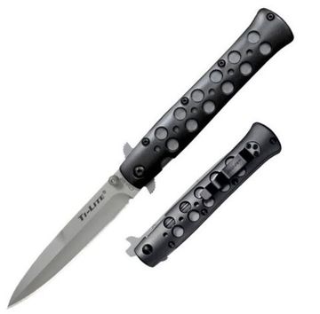 Складной нож Cold Steel "TI-LITE 4 CTS® XHP c клинком из стали CTS-XHP, рукоять Алюминиевый сплав 7075 T-6 Aluminium