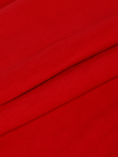 Ткань флис 2-х сторонний, 290 г/м², ш. 150 см, красный (ПОД ЗАКАЗ)