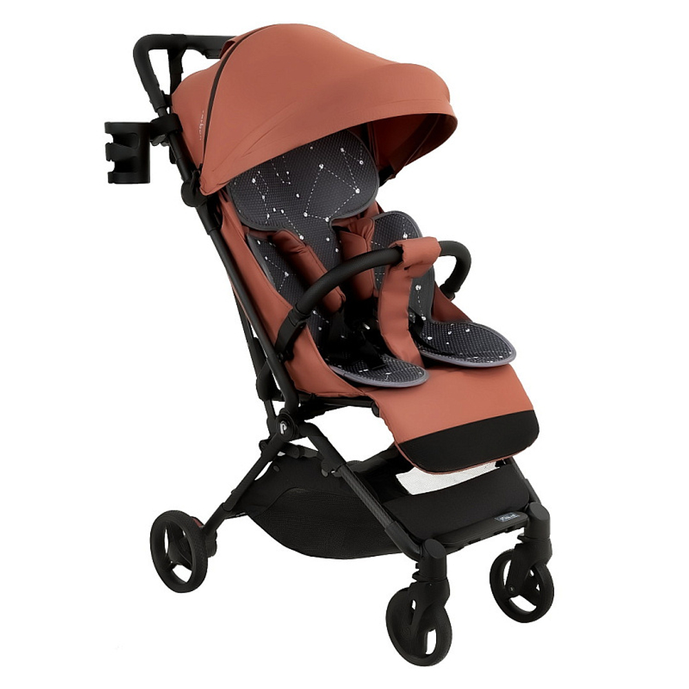 Детская прогулочная коляска Pituso Pera PU X-33 Coffee