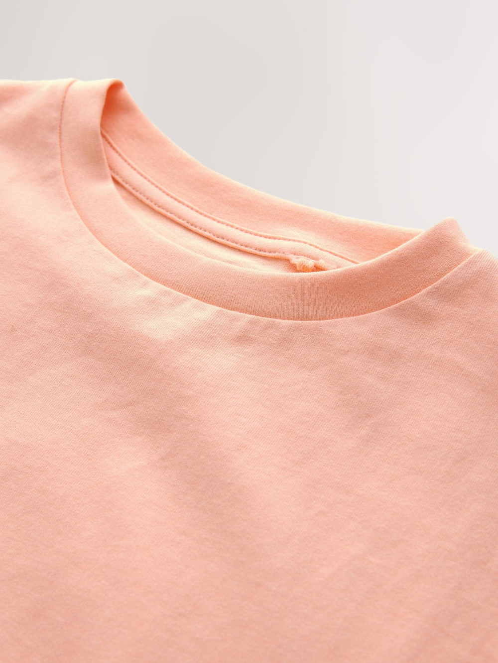 Футболка с кружевом для девочки Next E44-411, Персиковый