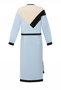 Платье-свитшот свободного кроя с карманами по бокам 26-19FW