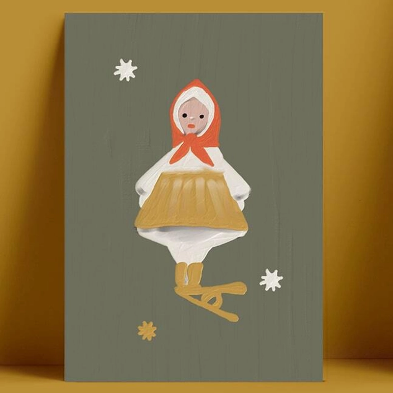 Открытка – Девочка