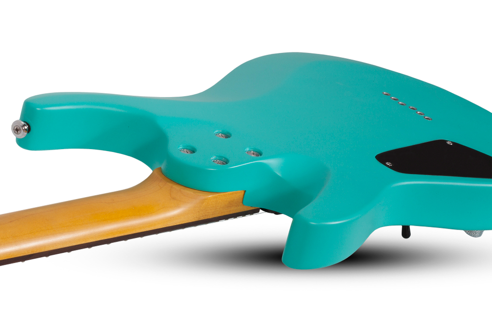 Schecter C-6 DELUXE SATIN AQUA