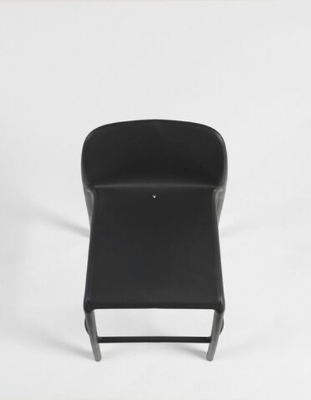 Стул пластиковый полубарный Nardi Faro Mini, антрацит