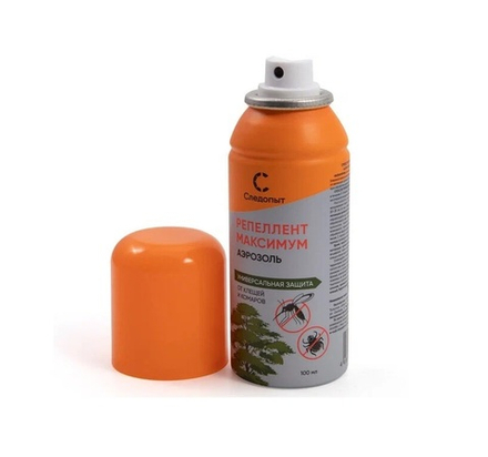 Репеллент Следопыт Максимум от мошек и комаров 100 мл