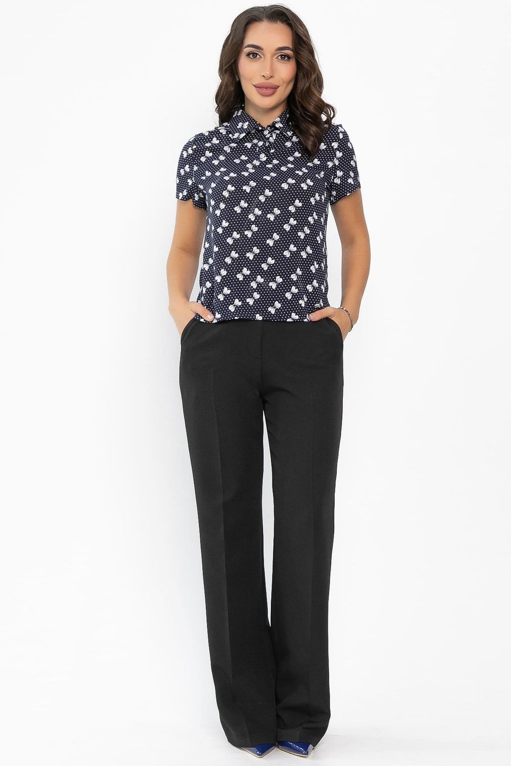 Поло Тренди (синее/бант) Б14100-10М LT Collection