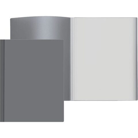 Папка файл А4 20лист 0,50мм, серая