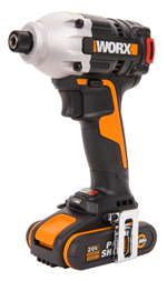 Шуруповерт импульсный ударный бесщеточный аккумуляторный WORX WX261