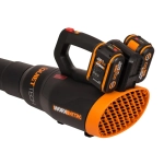 WORX WG581E 40В воздуходувка аккумуляторная (2 x 4 Ач, ЗУ) 62.5 м/с