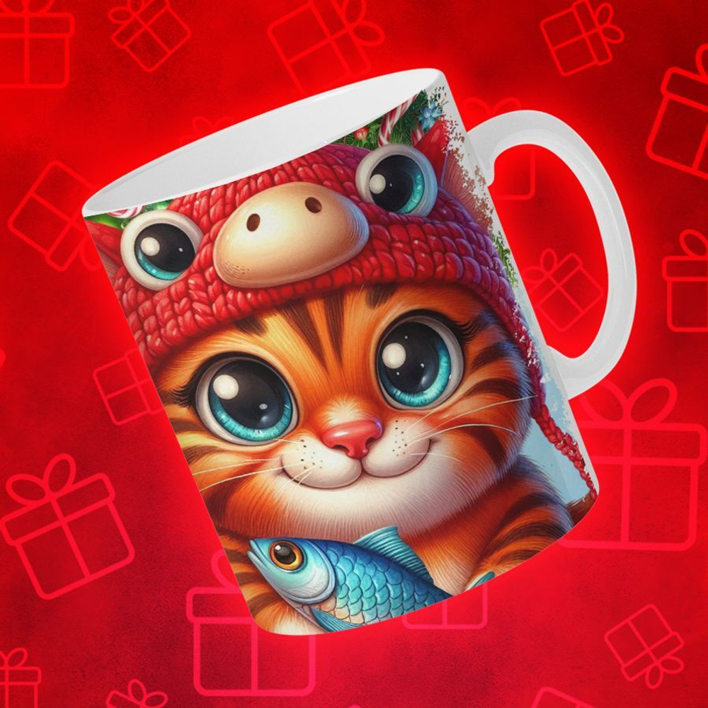 Кружка "У кота много рыбов 6"