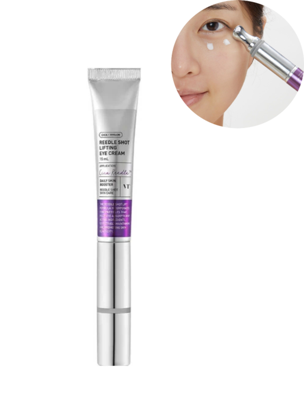 Массажный лифтинг-крем для век с микроиглами VT Cosmetics Reedle Shot Lifting Eye Cream