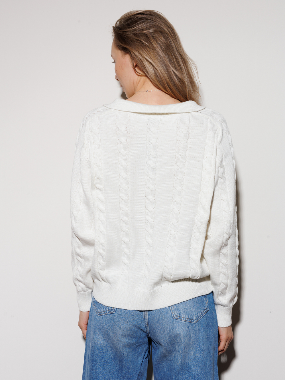 Джемпер-поло «Косы»