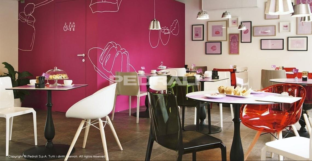 Стул прозрачный Pedrali Blitz, зеленый