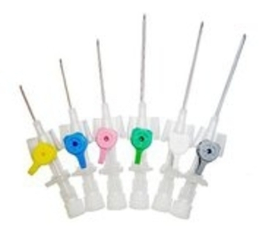 Катетер G17 внутривенный SURUFLON с крыльями и дополнительным портом