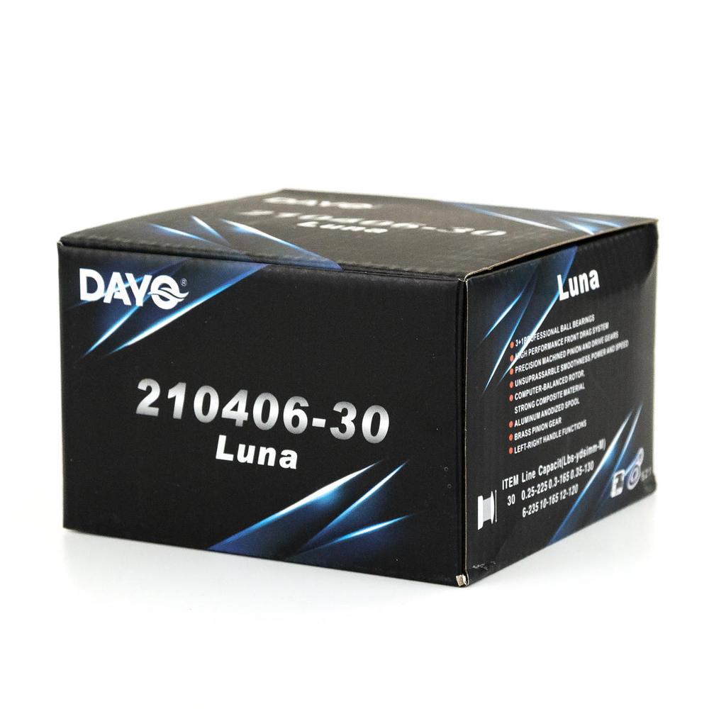 Безынерционная катушка DAYO LUNA 30 (3000, 3+1ВВ, мет. шпуля)
