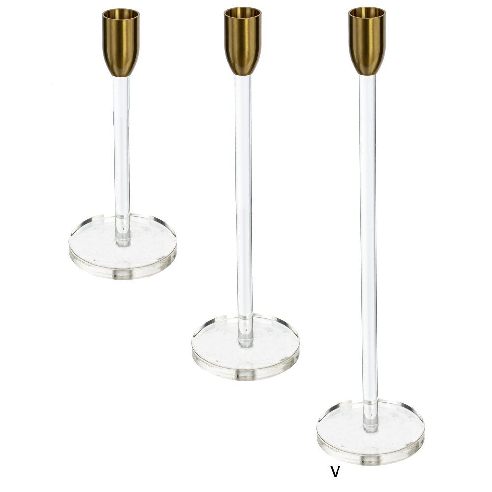 GAEM Подсвечник, L8 W8 H32 см