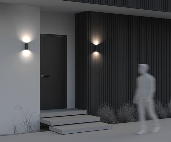 Настенный светильник (бра) Outdoor O044WL-02B