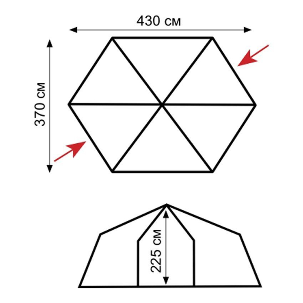 Tramp Lite палатка Mosquito green (зеленый)