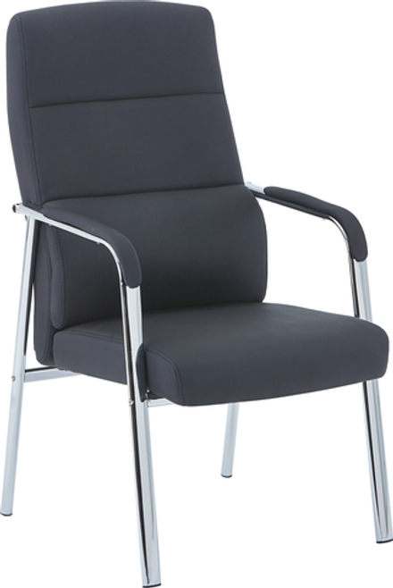 Кресло Everprof City Экокожа Черный