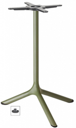 Стол ламинированный обеденный Scab Design Tripe, оливковый, зернистый